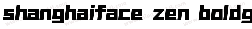 shanghaiface zen boldgb10字体字体转换